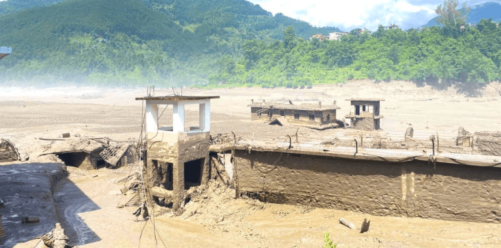 Bhotekoshi flood